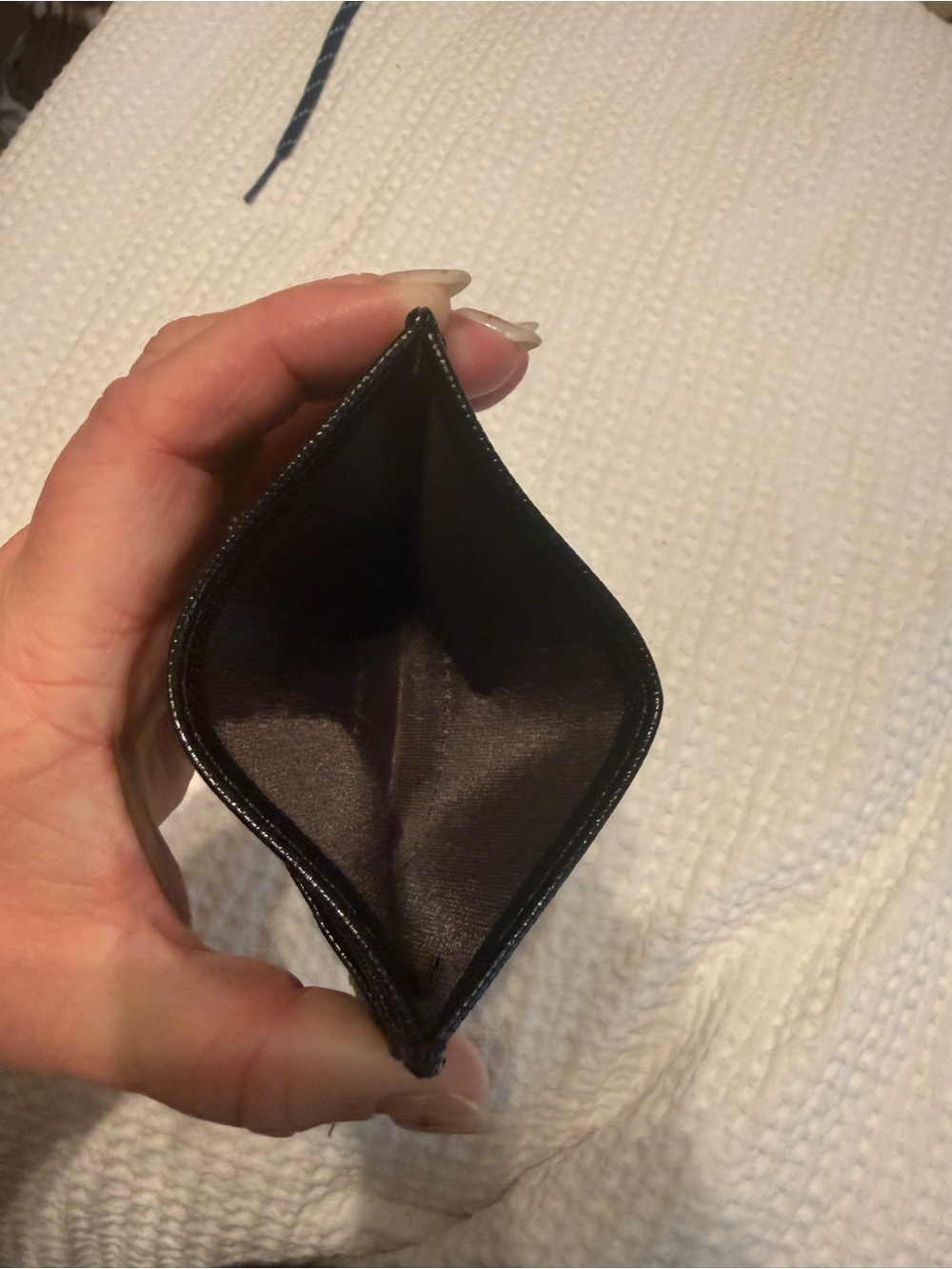 YSL Black Quilted Leather Card Case - Picture 3 of 3